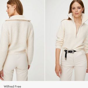 Aritzia Wilfred Free Gwyneth Sweater size S, Oak